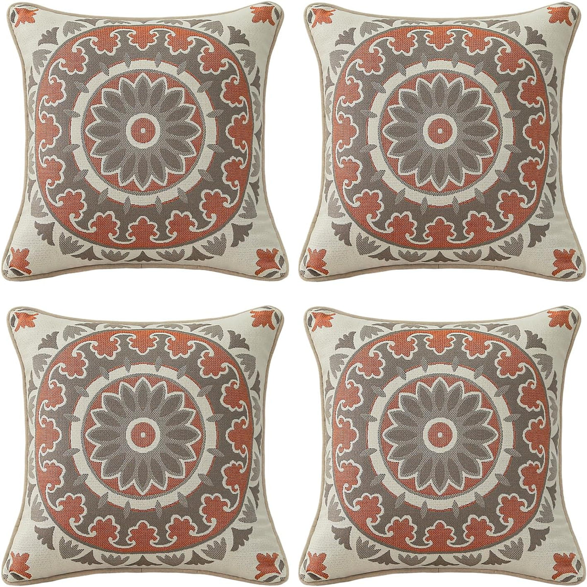 outdoor sunbrella decorative pillows pack of 4, 16", main product view