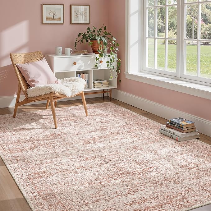 6x9 Area Rug for Living Room Washable Non-Slip Modern Rugs for Bedroom Dining by Soalmost