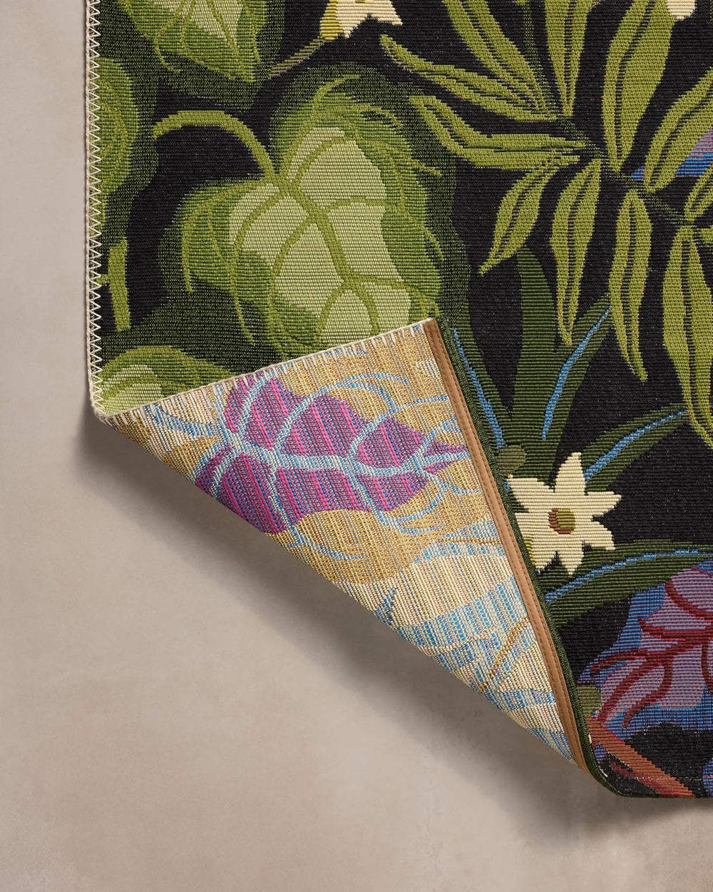 Loloi Botanical Onyx/Multi 2'-5" x 7'-8" Runner Rug | BOT-0...