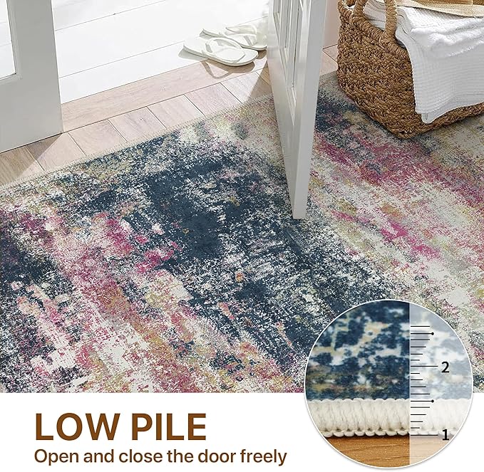 Area Rugs 8x10 for Living Room Bedroom, Modern Abstract Machine Washable Rug - Image 9