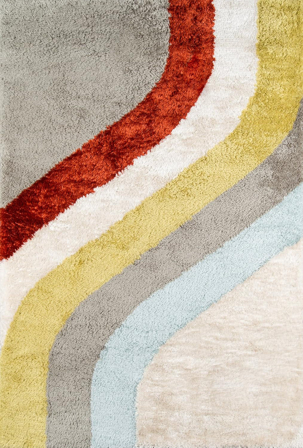 Novogratz Retro Collection Classic Shag Area Rug, 3'6" x 5'6&quo...