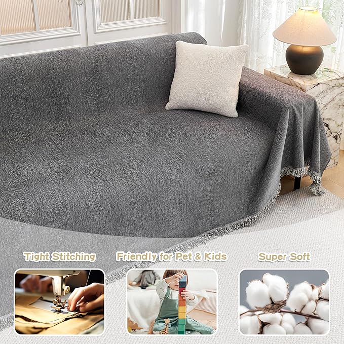 MYSKY HOME Couch Cover for Dogs Washable, Couch Covers Couch Covers for Dogs - Image 2
