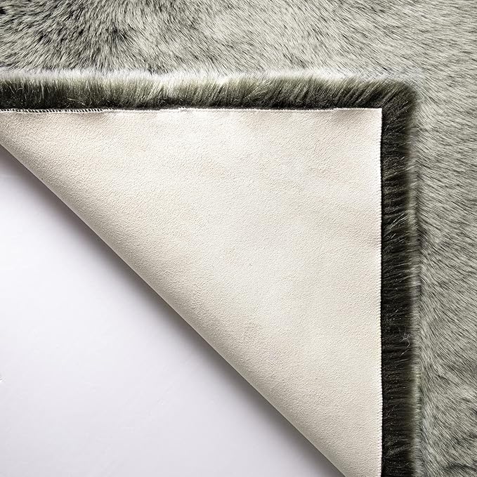 Ashler HOME DECO Soft Fox Faux Fur Chair Couch Cover Area Rug - Image 6