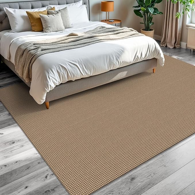 KOZYFLY Washable Area Rug 6x9 ft Rubber Backed Non Slip Rugs - Image 8