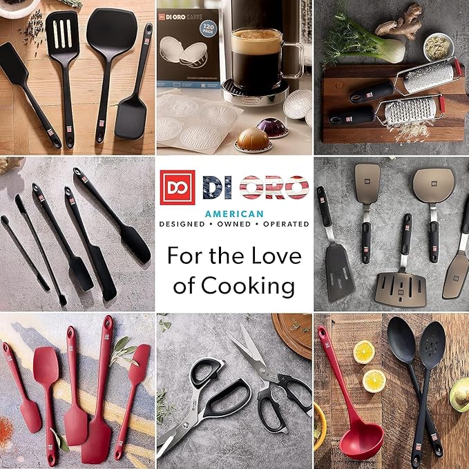 DI ORO 6-Piece Silicone Spatula Set - Image 9