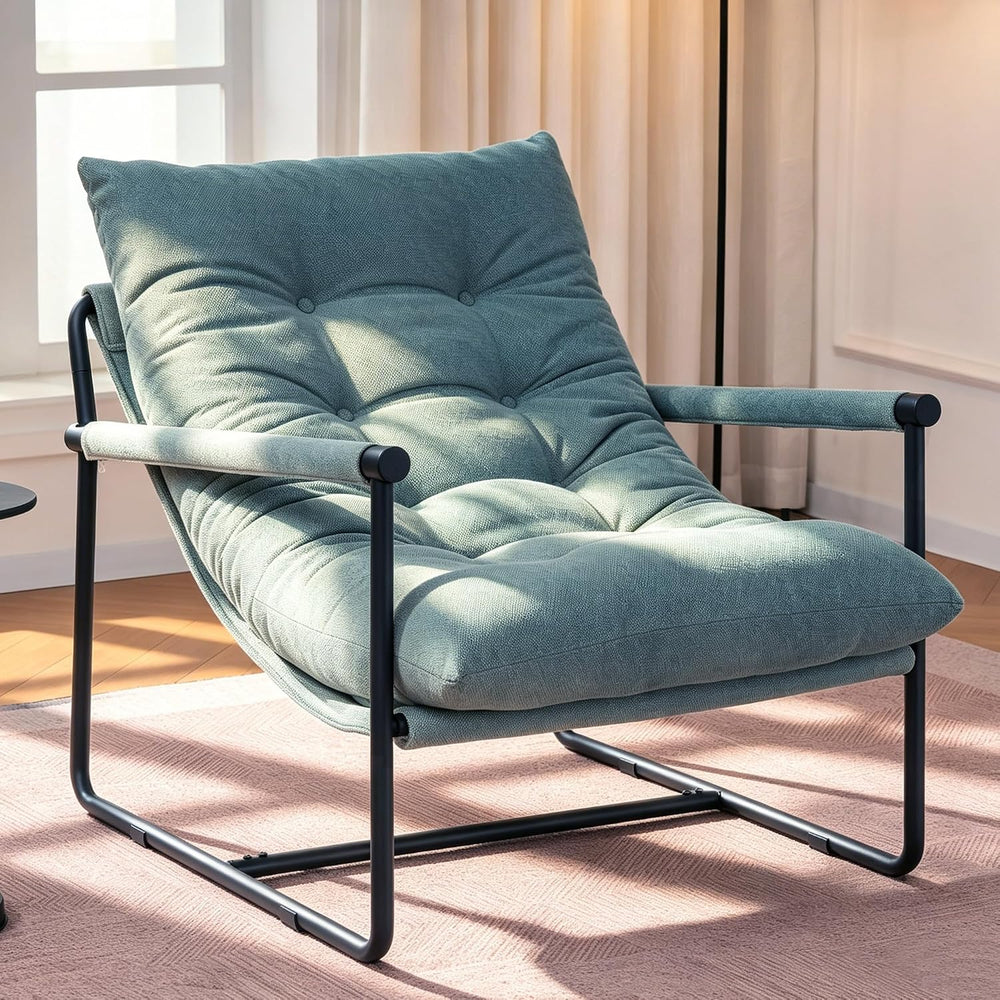 Accent Chair, Comfy Living Room Chair with Soft Cushion, Upholstered Armchair...