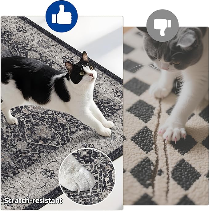 Washable 4-Piece Kitchen Floor Mats: Farmhouse Non-Slip Kitchen Sink Rug Easy - Image 7
