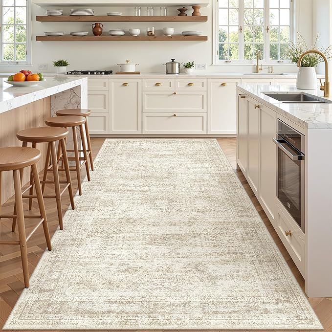 4x8 Rug for Bedroom, Wide Runner Rug for Hallway, Non Slip Washable Runner Rug - Image 5