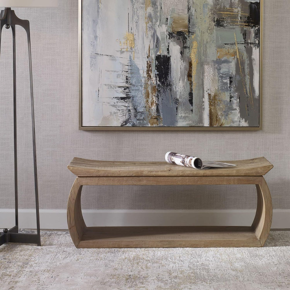 Uttermost Connor - Bench-17 Inches Tall and 42 Inches Wide
