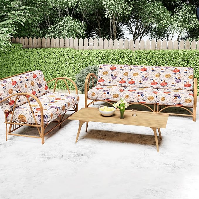 Smiry Printed Couch Cushion Covers, Stretch Soft Couch Covers - Image 2