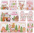 Fanfanwin 10 Pcs Winter Oven Mitts Pot Holders Kitchen Rug and Towel Set by Fanfanwin
