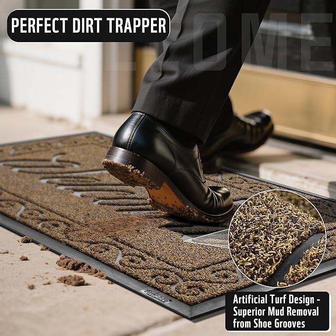 Yimobra Welcome Mat, Heavy Duty Sturdy Door Mats - Image 4