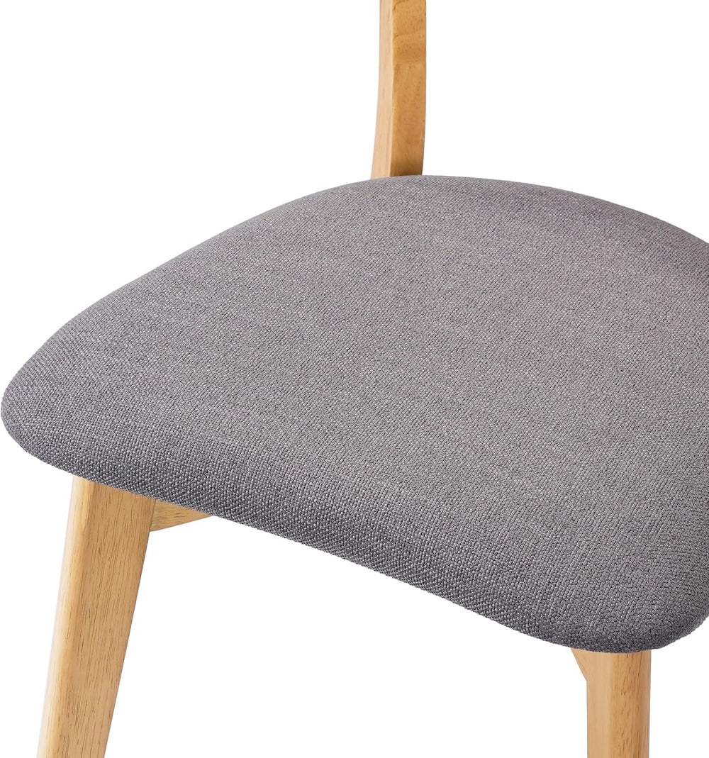 Dining Chairs Set of 2, Dining Room Chairs with Walnut Finished Frame | Kitch...