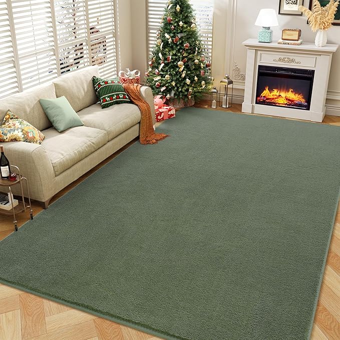 Amearea Large Modern Area Rugs for Bedroom Living Room, 6x9 Feet Sage Green - Image 7