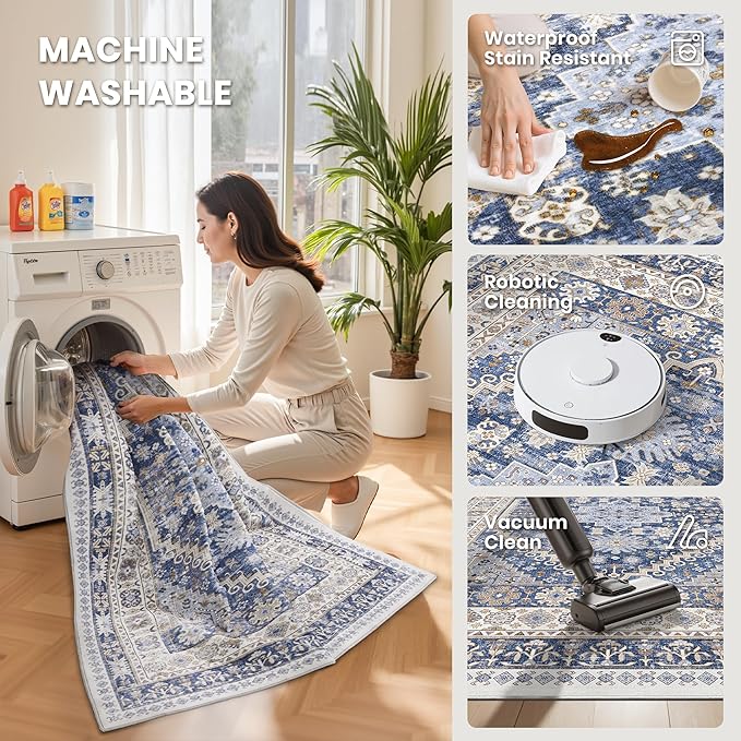 zesthome Washable Runner Rug 2.5x10 - Image 4