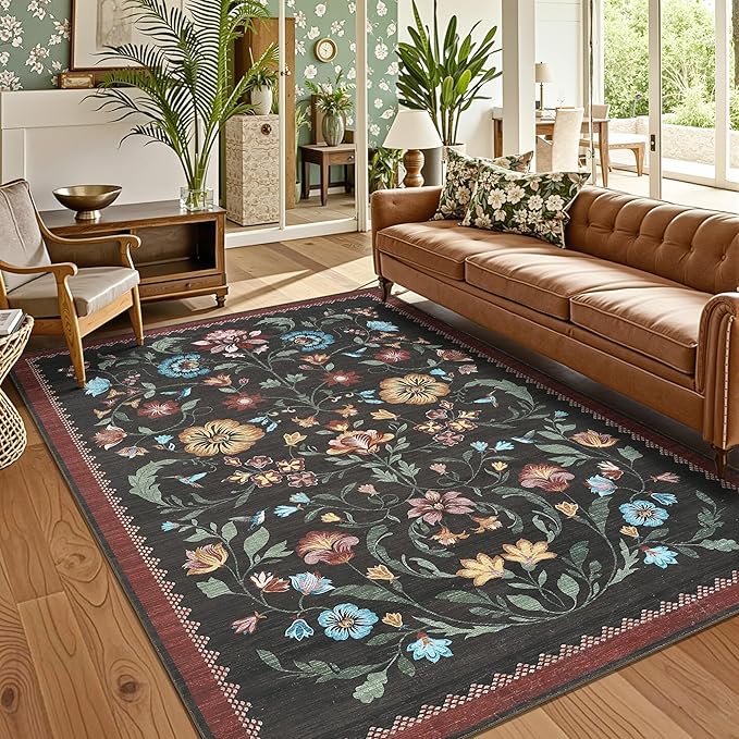 GarveeHome Washable Rug 5x7 Area Rugs by GarveeHome