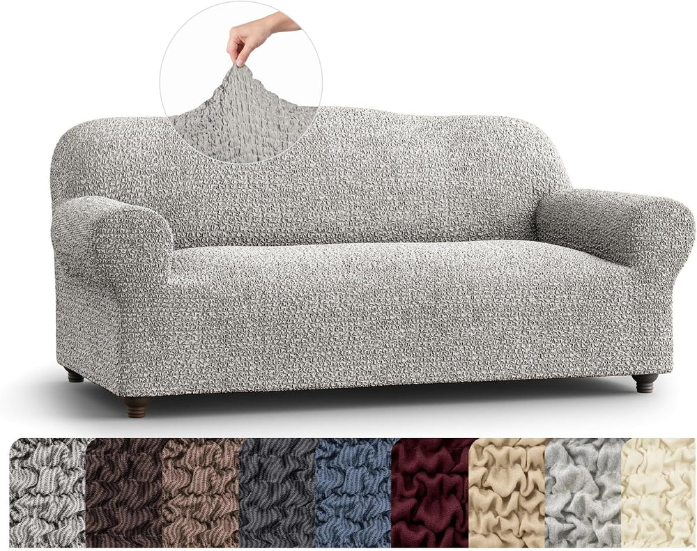 PAULATO BY GA.I.CO. Stretch Armchair Cover - Sofa Slipcover - Loveseat Slipco...