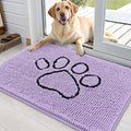 OLANLY Dog Door Mat for Muddy Paws 36x24, Paw Print Design, Absorbs Moisture by OLANLY