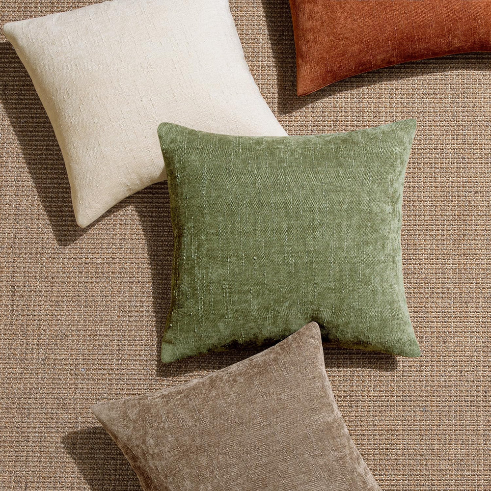 MIULEE Pack of 4 Fall Decorative Throw Pillow Covers 18x18 Inch Chenille Text...