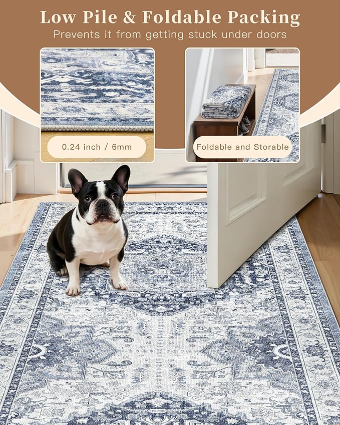 Madane Washable Runner Rug - Image 7