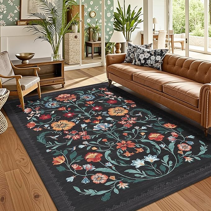 GarveeHome Washable Rug 5x7 Area Rugs by GarveeHome