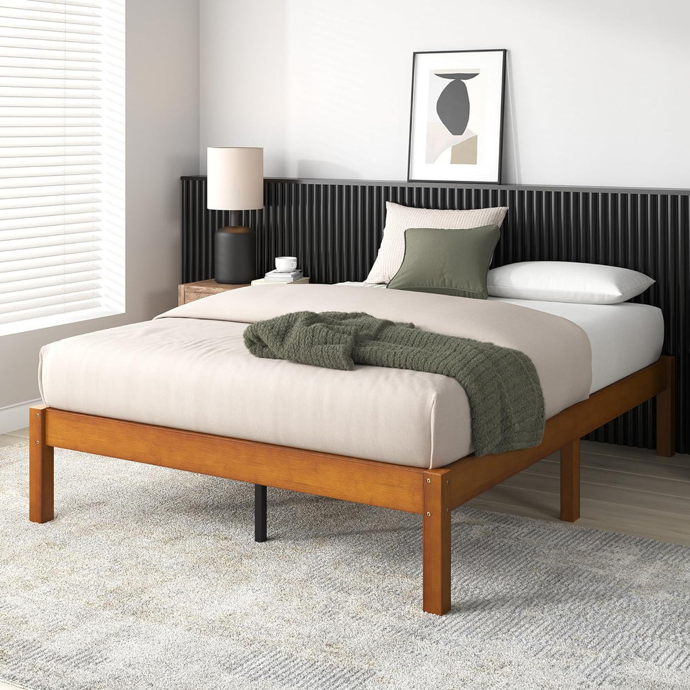 Zinus 14 Inch Ellie Bamboo Platform Bed Frame, No Box Spring Needed, King