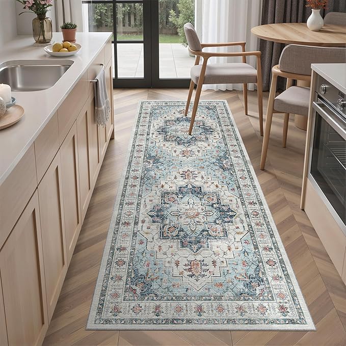Madane Washable Runner Rug by Madane