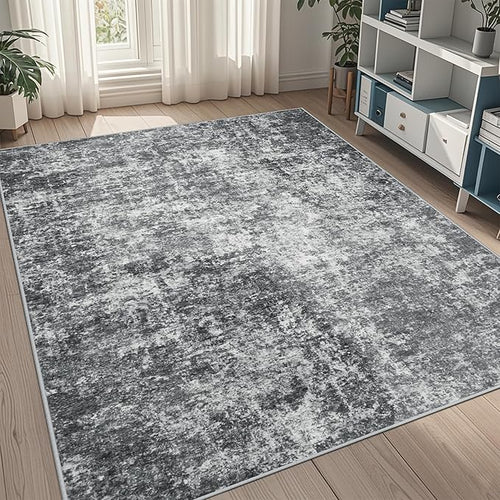 5x8 Area Rugs for Living Room Rug Washable: Abstract Rug for Dining Room by Aelenmu
