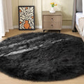 ORINOVA Washable Faux Fluffy Fur Round Area 6.6ft Rugs by ORINOVA