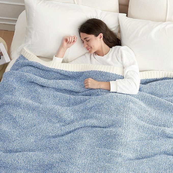 Snuggle Sac Blue Bedding Blanket Twin Size - Image 5