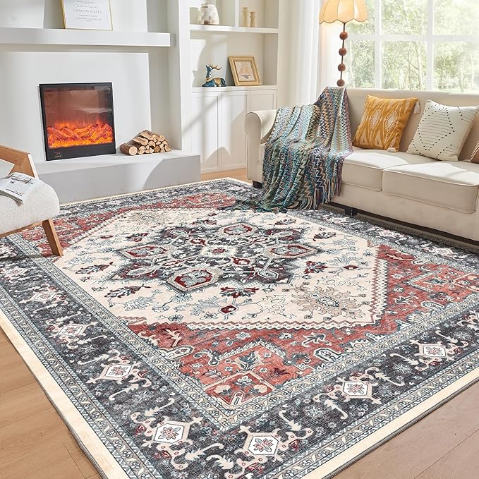 OPPODREAM Soft Area Rugs 5x7, 5x7 Washable Rug by OPPODREAM