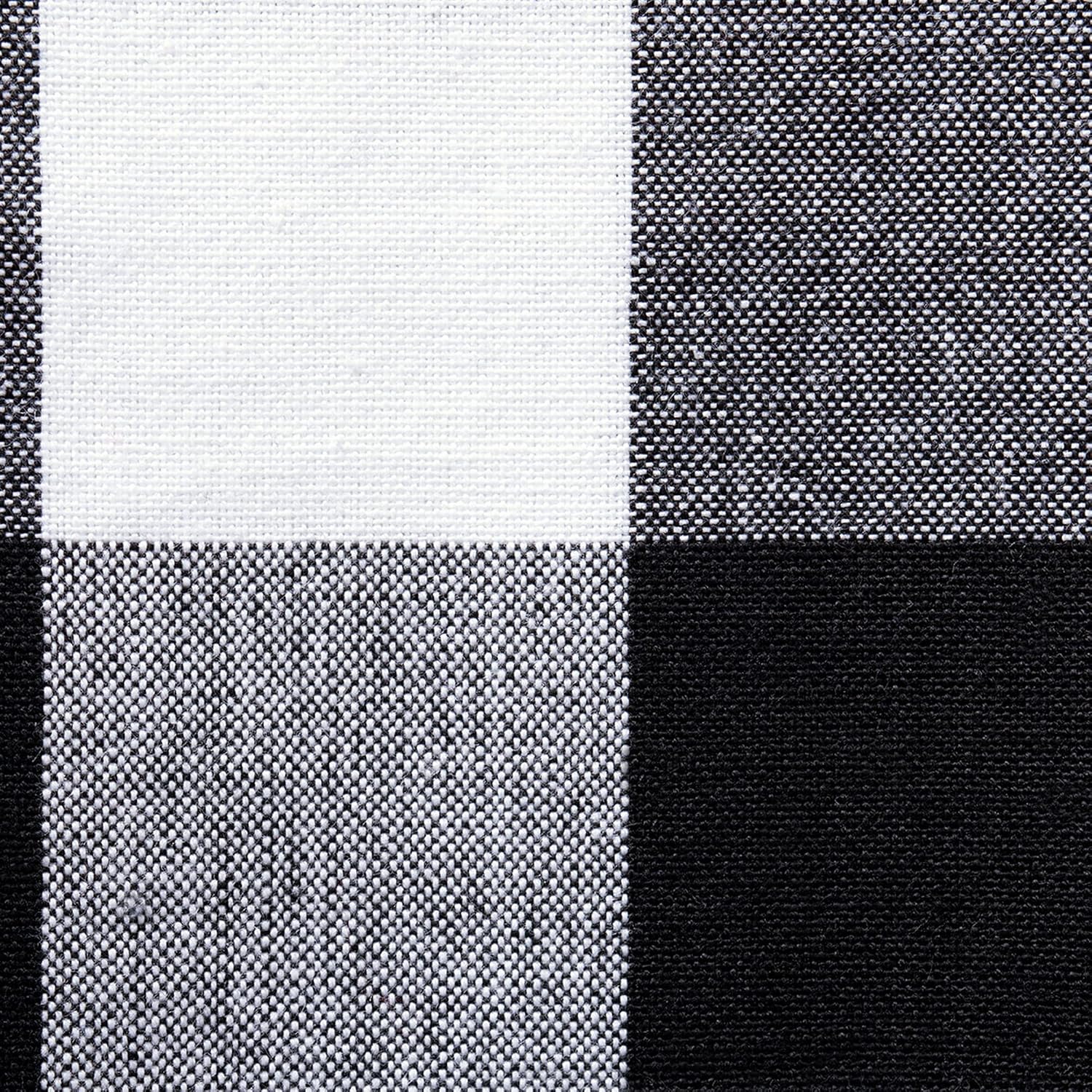 DII Buffalo Check Collection, Classic Farmhouse Napkin Set, 20x20, Black & White, 6 Piece (Pack of 2)