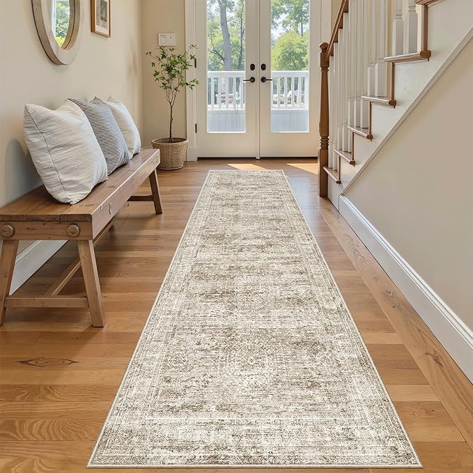Soalmost Runner Rug 2'x8' Washable Non-Slip Runner Rugs - Image 3