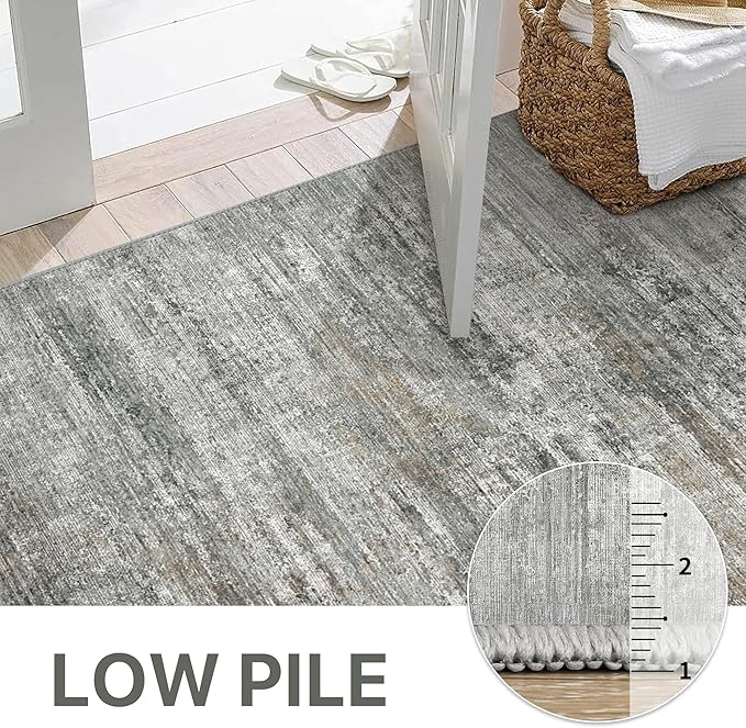 BEIMO Area Rugs 3x5 for Living Room Bedroom, Indoor Modern Abstract Machine - Image 8