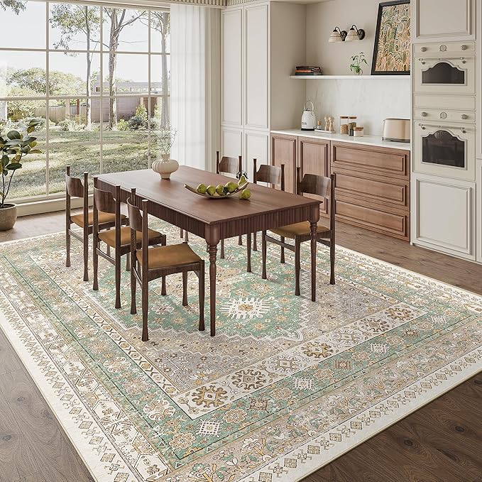 zesthome 8x10 Area Rugs for Living Room, Non-Slip Backing Washable Rugs - Image 8