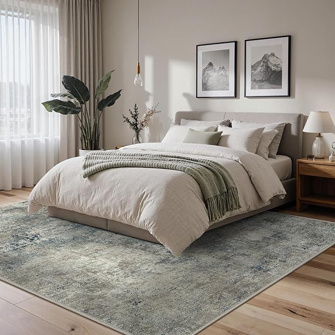 BEIMO Area Rugs 8x10 for Living Room Bedroom, Modern Abstract Machine Washable - Image 2