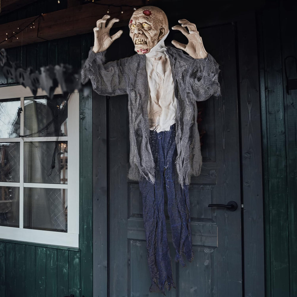 PREXTEX Halloween Hanging Zombie and Groundbreaker Decoration for the Best Ha...