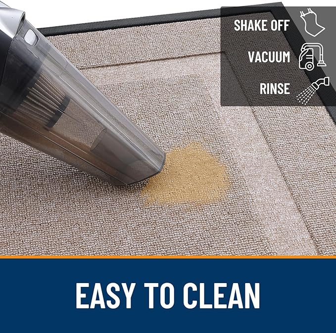 OLANLY Front Door Mat Indoor Outdoor Entrance, Waterproof All-Season, - Image 6