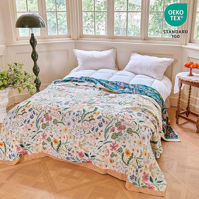 MSGKV The Boho Layer: 60"x80" Cotton Throw Blanket – Full Size - Image 7