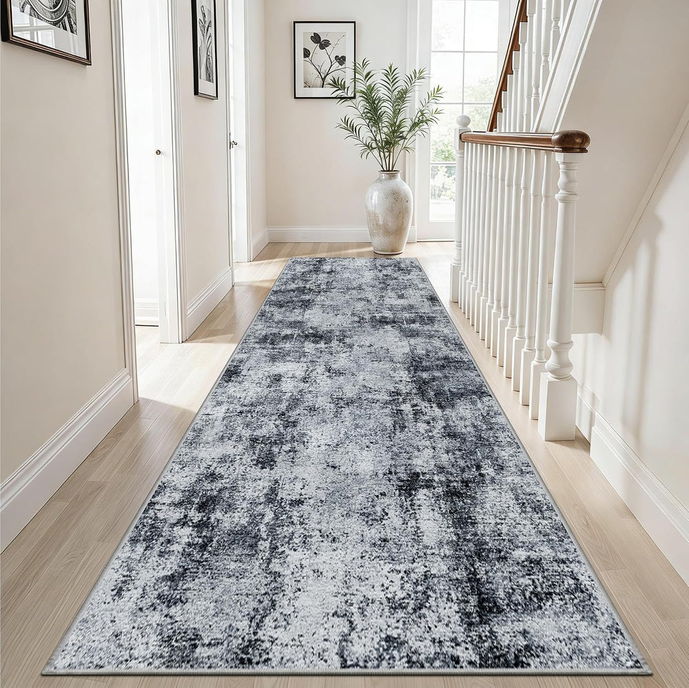 3x10 Washable Runner Rug for Hallway: Non Slip Runners Rugs Easy-to-Clean