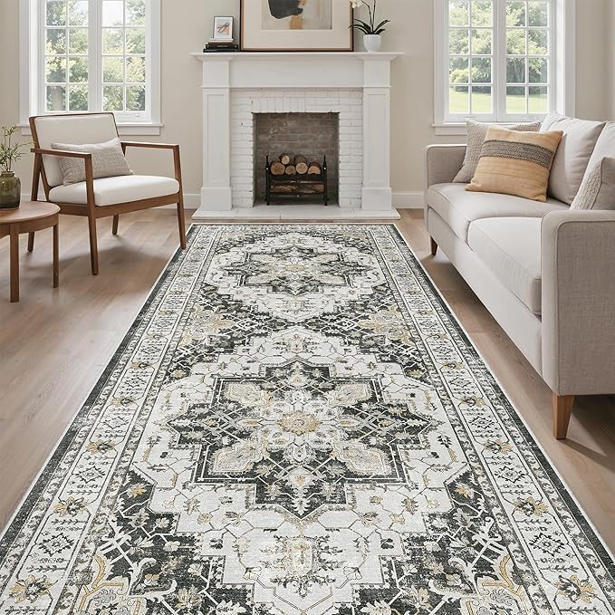 Madane 4x10 Wide Hallway Runner Rug: Washable Soft Rug Runners - Image 4