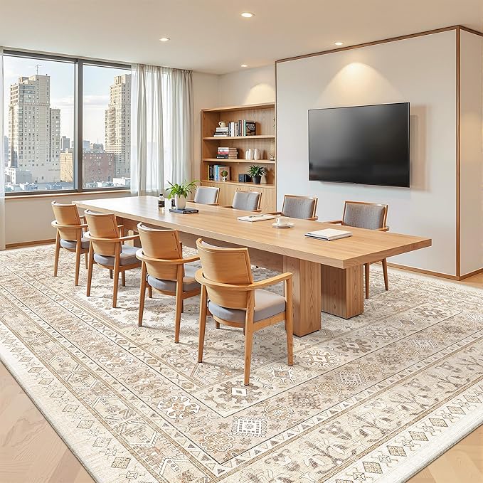 zesthome 10x14 Area Rugs, Stain Resistant Washable Rug, Ultra-Thin Rugs - Image 8