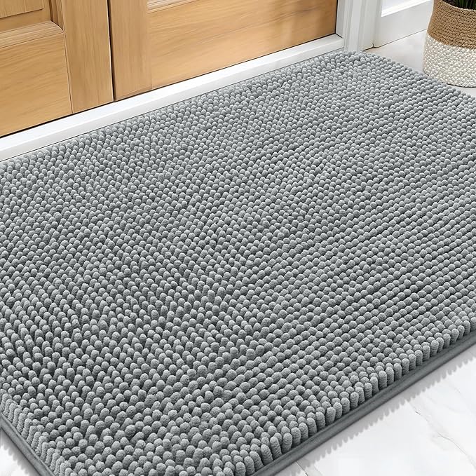 OLANLY Dog Door Mat for Muddy Paws 32x20, Absorbs Moisture and Dirt, Absorbent by OLANLY