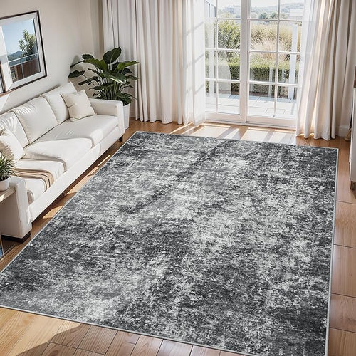 6x9 Area Rugs for Living Room Rug Washable: Abstract Rug for Dining Room by Aelenmu