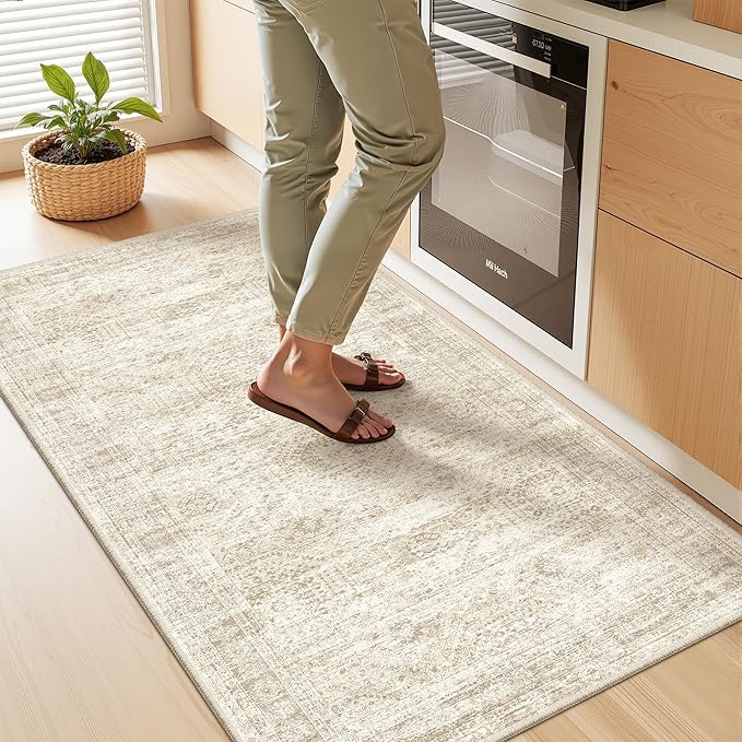 2x4 Washable Rug Runner for Bathroom, Soft Entryway Rug for Laundry Room - Image 3