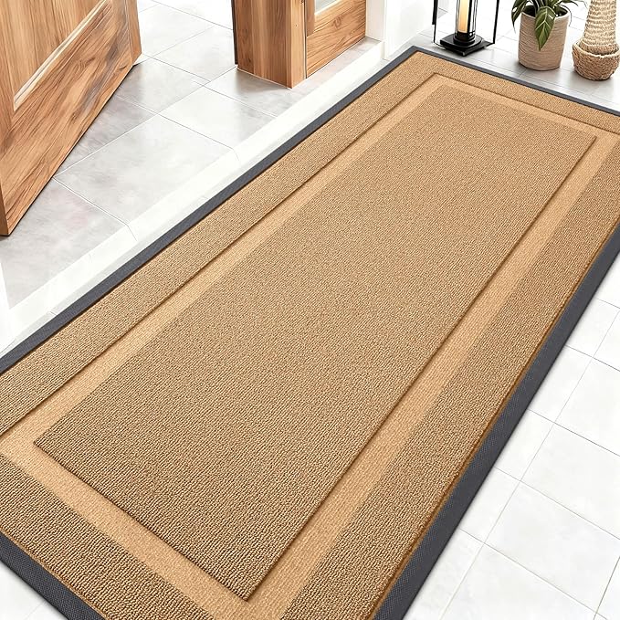 OLANLY Front Door Mat Indoor Outdoor Entrance, Waterproof All-Season, by OLANLY