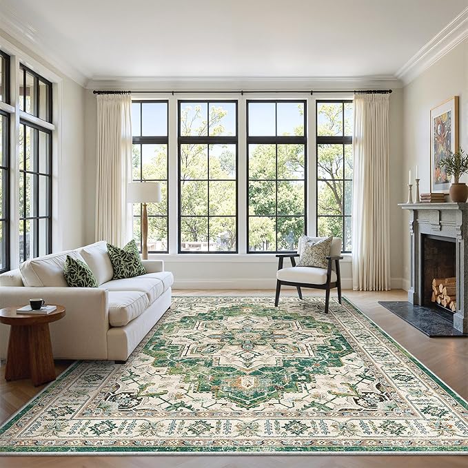 zesthome WashableRug 5x7 Area Rugs, Stain Resistant Rugs - Image 4