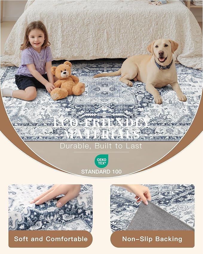 Madane Runner Rugs for Hallway 2x12 Extra Long Washable Non-Slip Hallway Runner - Image 6