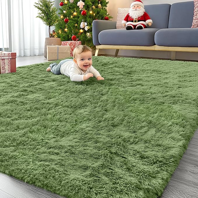 OLANLY 8x10 Machine Washable Large Area Rugs by OLANLY