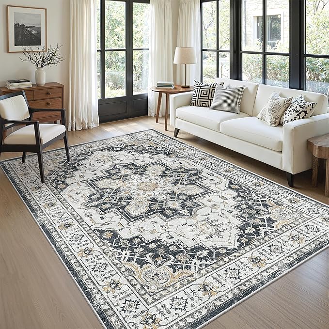 zesthome 5x7 Area Rugs, Machine Washable Rugs by Zesthome